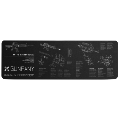 Gunpany AR15, резиновый, размер 915x305мм