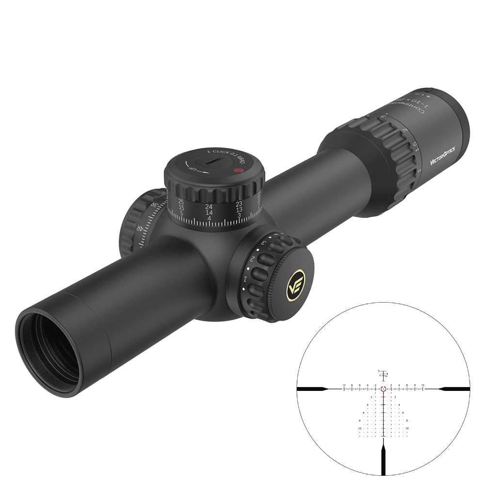 Оптический прицел Continental x10 1-10x28 ED FFP VET-CTR