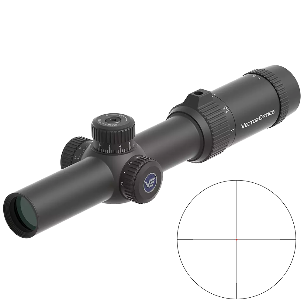 Оптический прицел Forester 1-5x24 SFP Fiber LPVO