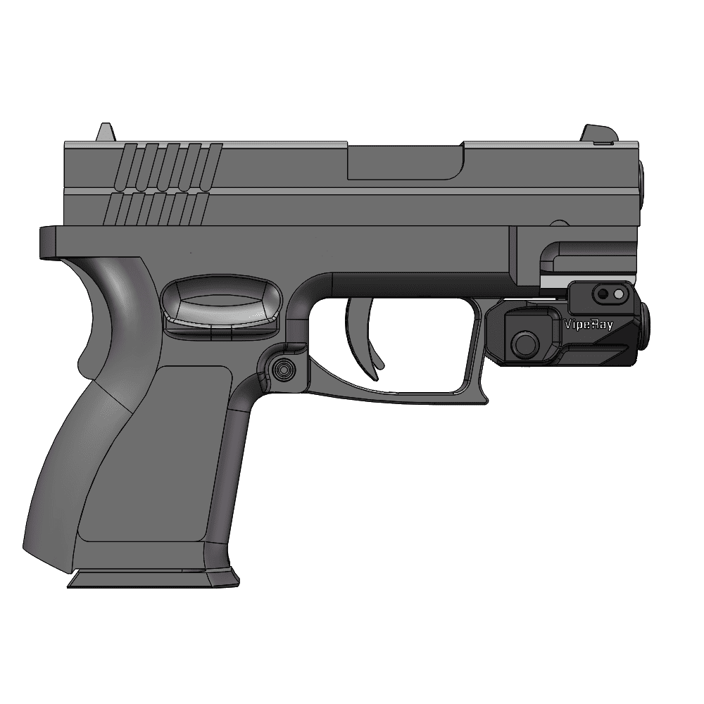 Лазерный целеуказатель VipeRay Scrapper Subcompact Green Laser