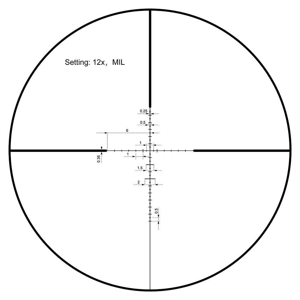 Оптический прицел VictOptics SOI 4-12X40 SFP