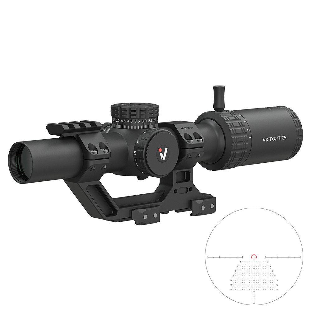 Оптический прицел VictOptics S6 1-10x24 LPVO SFP с креплением