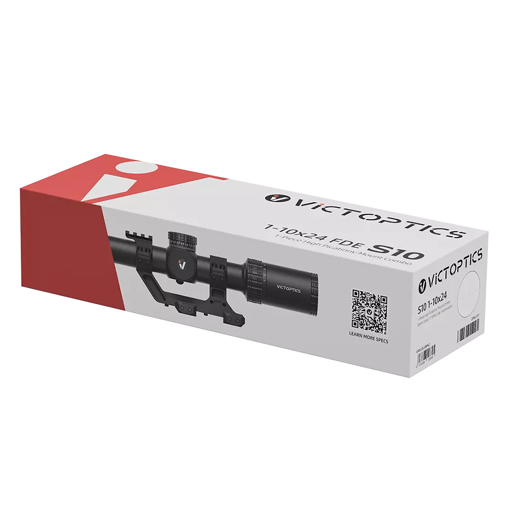 Оптический прицел VictOptics S6 1-10x24 LPVO SFP с креплением