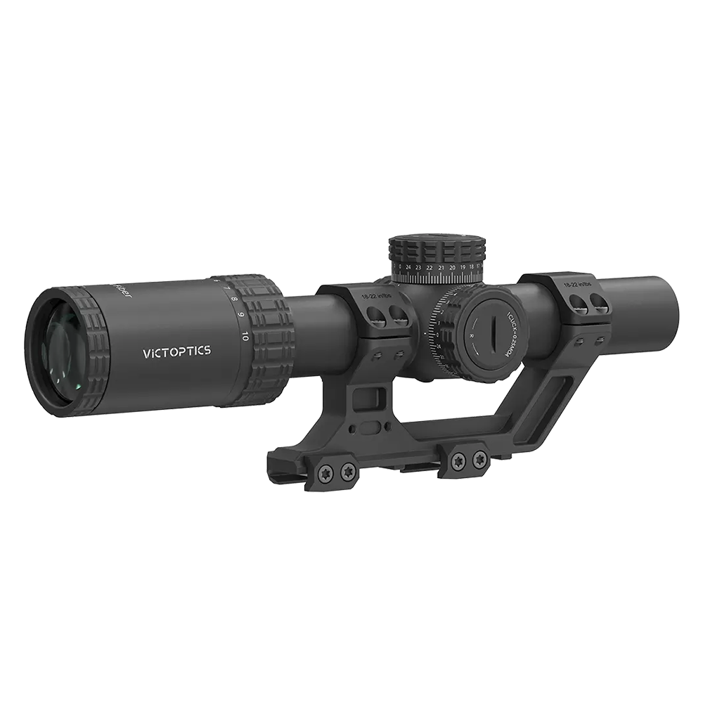 Оптический прицел VictOptics S10 1-10x24i LPVO Fiber SFP с креплением
