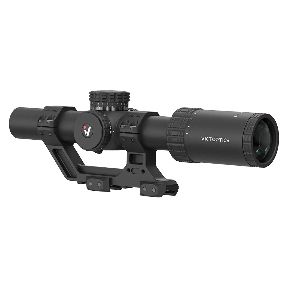 Оптический прицел VictOptics S10 1-10x24i LPVO Fiber SFP с креплением