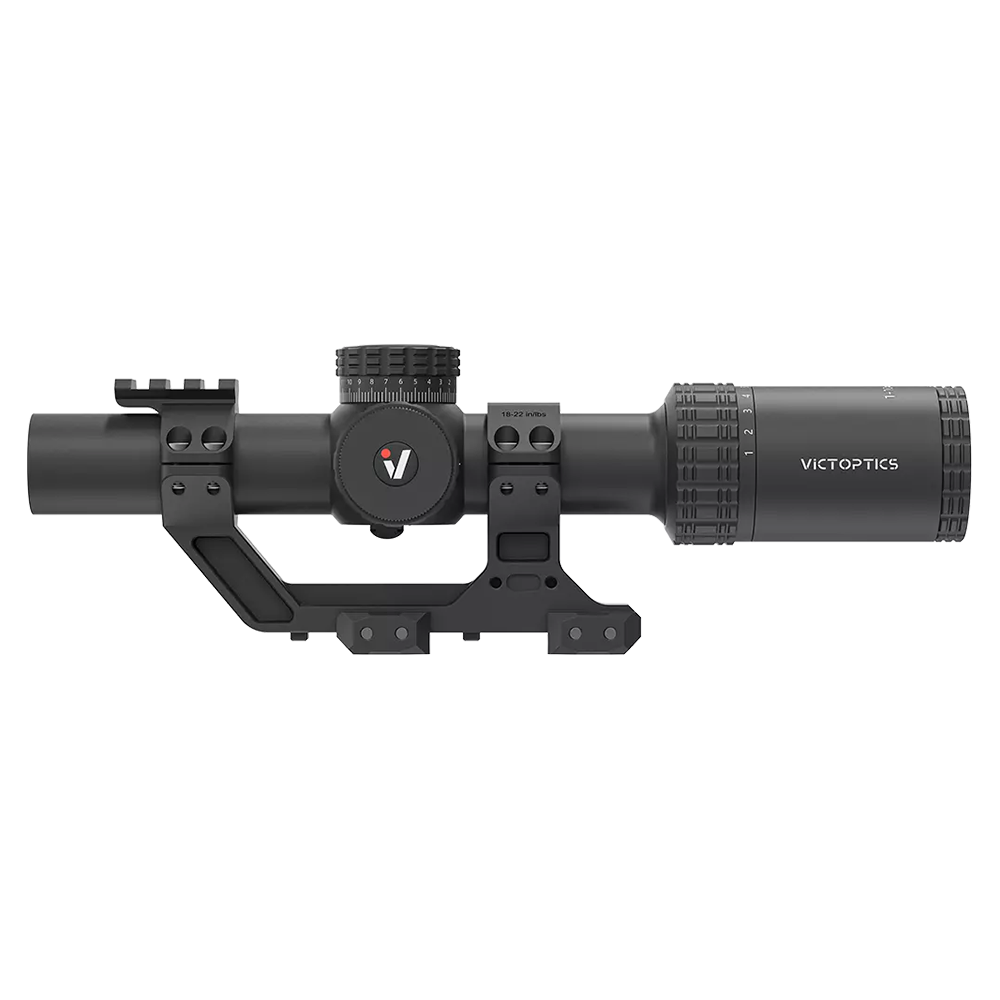 Оптический прицел VictOptics S10 1-10x24i LPVO Fiber SFP с креплением