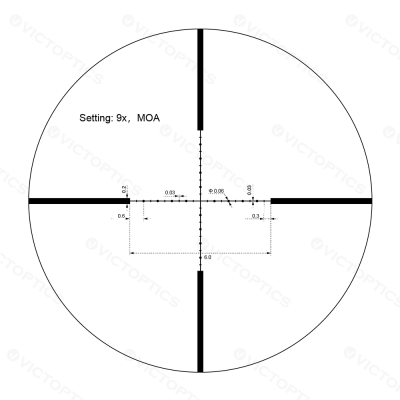 Оптический прицел VictOptics C3 3-9x32 SFP