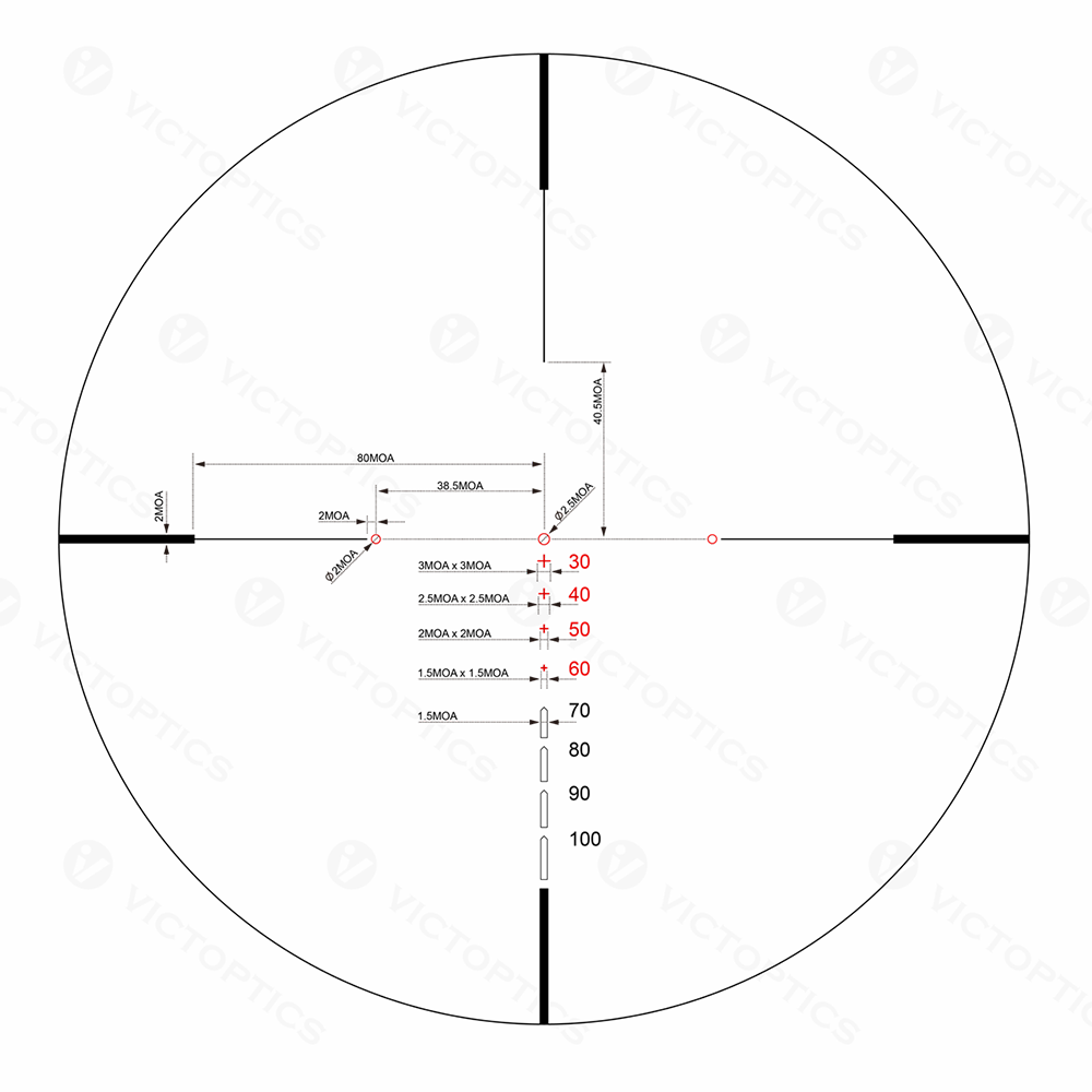Оптический прицел VictOptics SCB 2-5x24 Оптический прицел VictOptics SCB 2-5x24