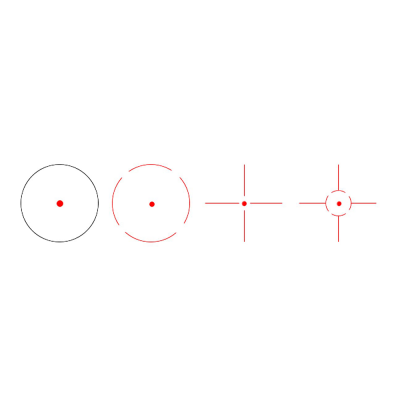 Коллиматорный прицел VictOptics Z1 1x23x34 Multi Reticle