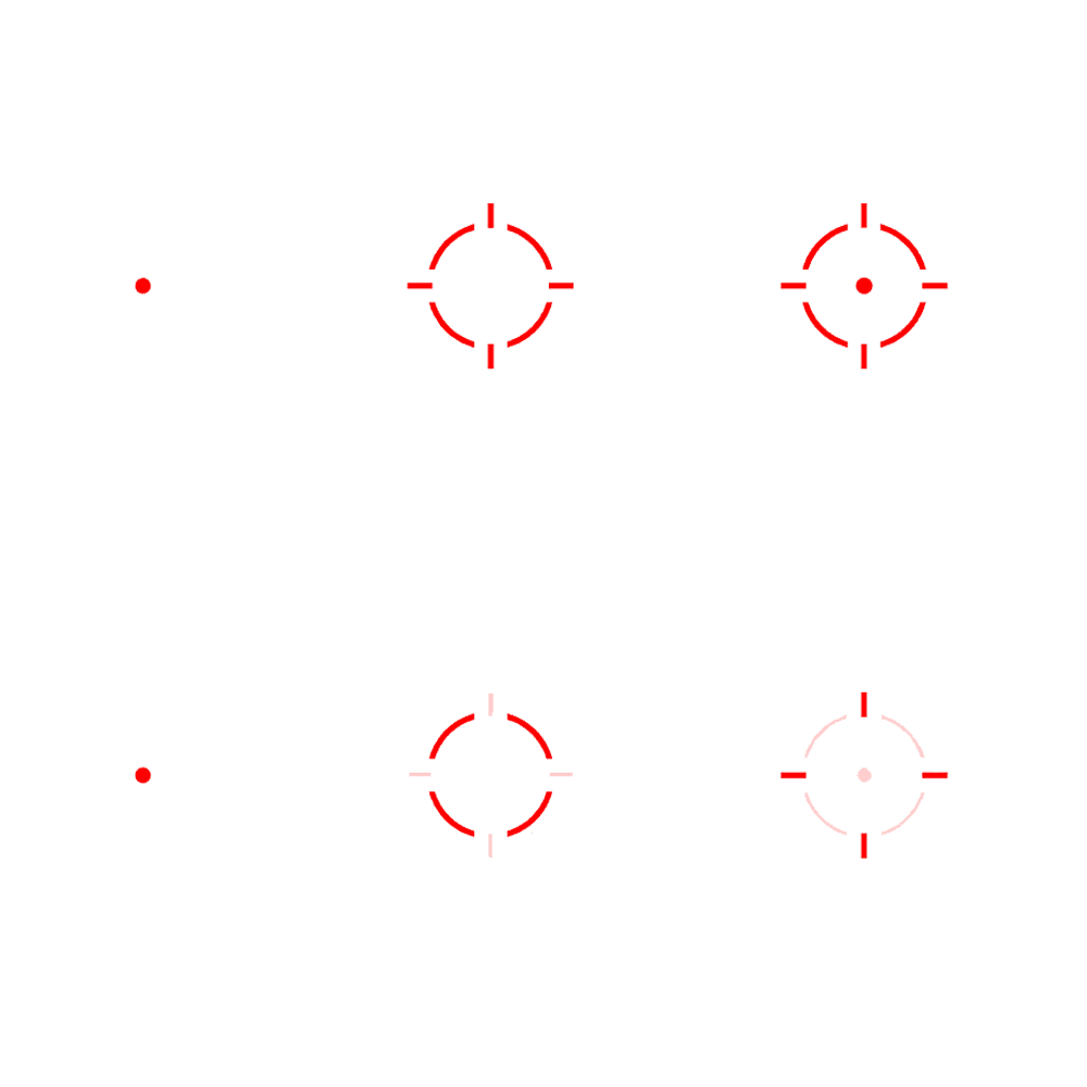 Коллиматорный прицел Scrapper 1x22 SOL Multi Reticles Коллиматорный прицел Scrapper 1x22 SOL Multi Reticles