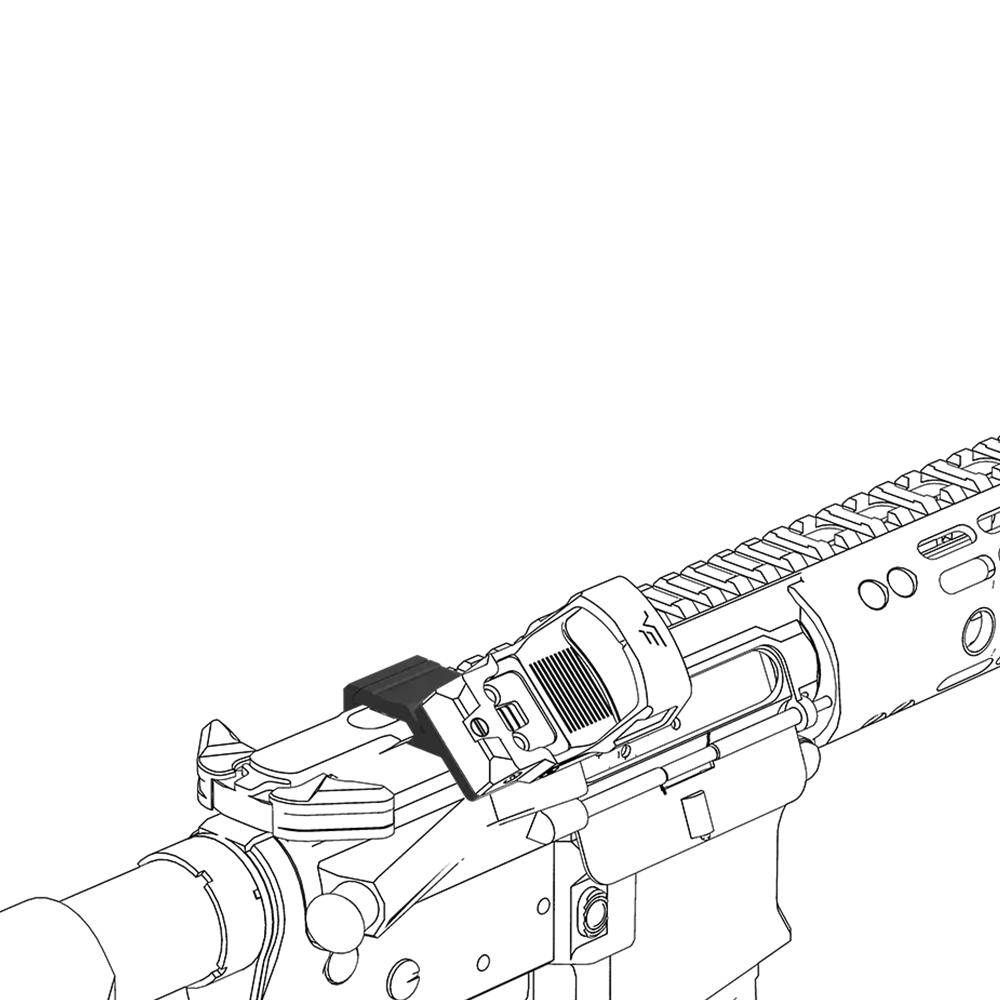 Универсальное крепление для коллиматора X-Accu Picatinny со смещением 45°