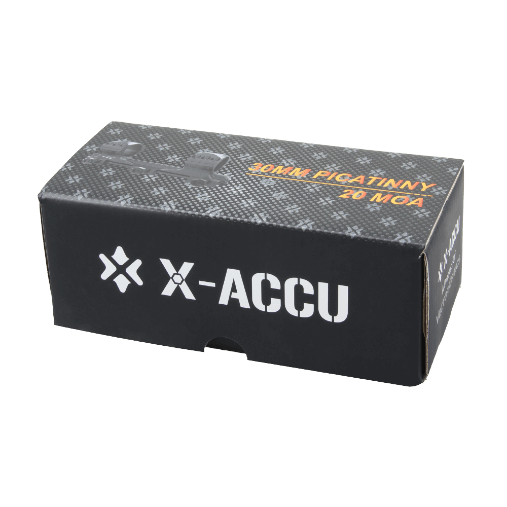 Крепление для прицелов X-ACCU 30mm 1.2 Medium 20 MOA