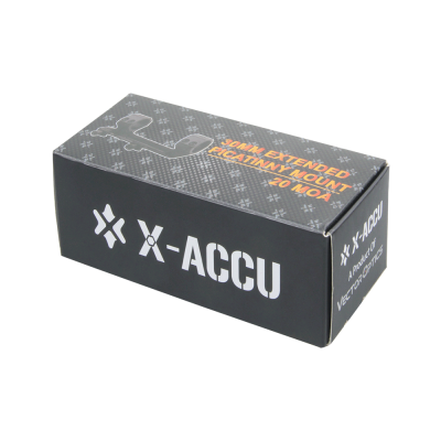 Крепление для прицелов X-ACCU 30mm Picatinny AR black