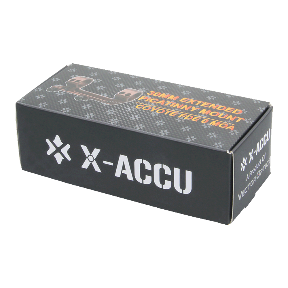 Крепление для прицелов X-ACCU 30mm Picatinny AR Coyote FDE