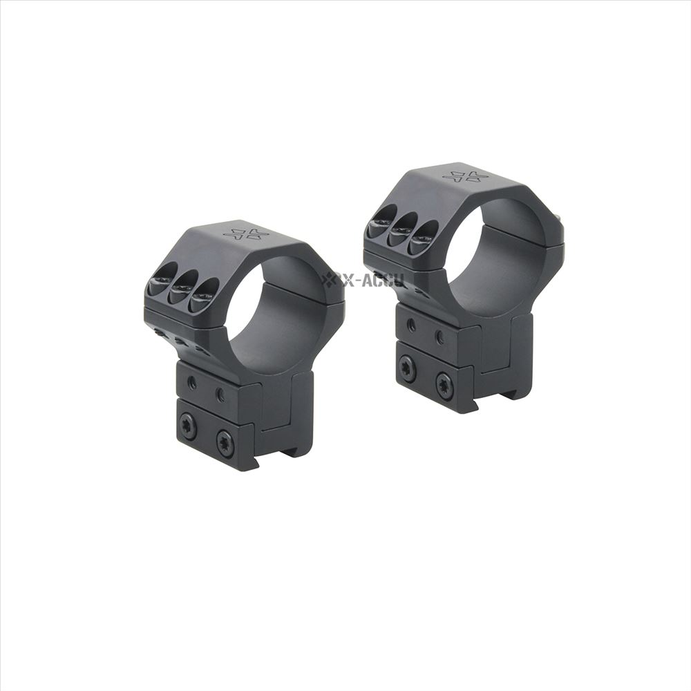 Кольца для прицелов X-ACCU 30mm Adjustable Elevation Dovetail Кольца для прицелов X-ACCU 30mm Adjustable Elevation Dovetail