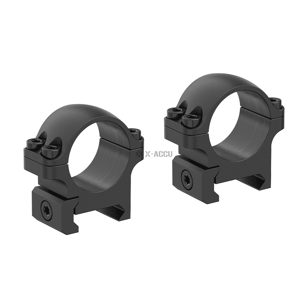 Низкие кольца для прицелов X-ACCU 25.4мм Weaver 0.75 дюйма Низкие кольца для прицелов X-ACCU 25.4мм Weaver 0.75 дюйма