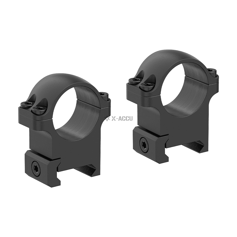 Кольца для прицелов X-ACCU 25.4мм Weaver 1 дюйм Кольца для прицелов X-ACCU 25.4мм Weaver 1 дюйм