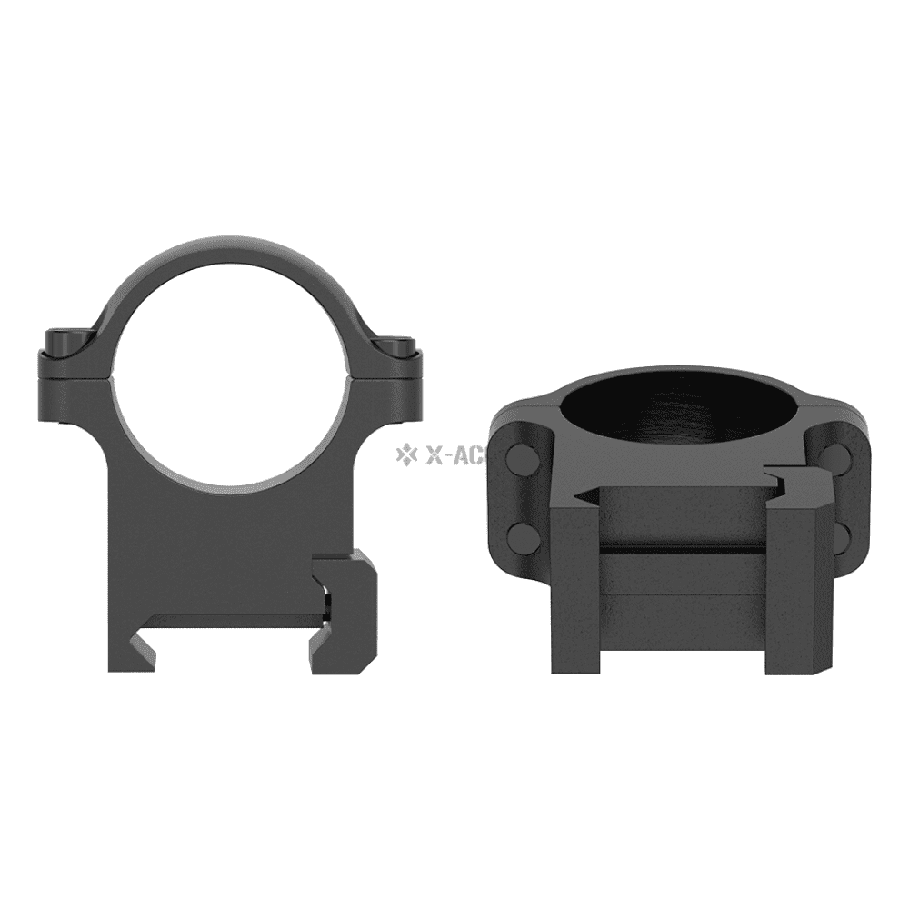 Кольца для прицелов X-ACCU 25.4мм Weaver 1 дюйм Кольца для прицелов X-ACCU 25.4мм Weaver 1 дюйм