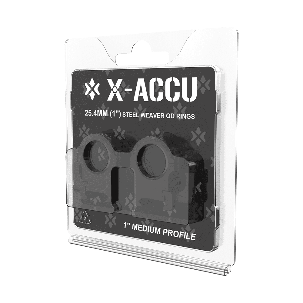 Быстросъёмные кольца для прицелов X-ACCU 25.4мм Weaver QD 1 дюйм Быстросъёмные кольца для прицелов X-ACCU 25.4мм Weaver QD 1 дюйм