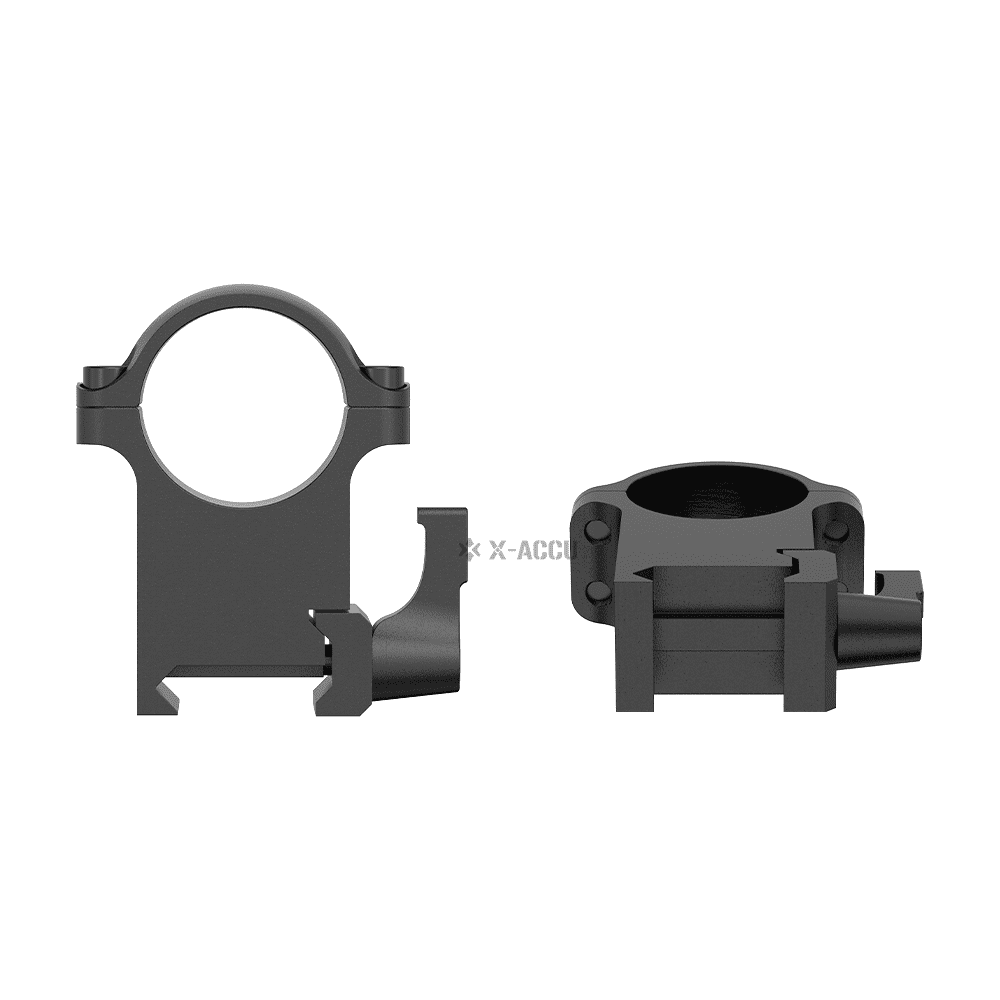 Быстросъёмные кольца для прицелов X-ACCU 25.4мм Weaver QD 1.25 дюйма