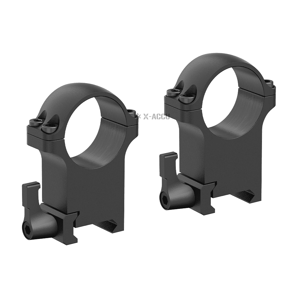 Быстросъёмные кольца для прицелов X-ACCU 30мм Weaver QD 1.5 дюйма