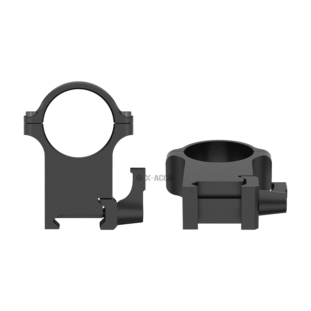 Быстросъёмные кольца для прицелов X-ACCU 30мм Weaver QD 1.5 дюйма