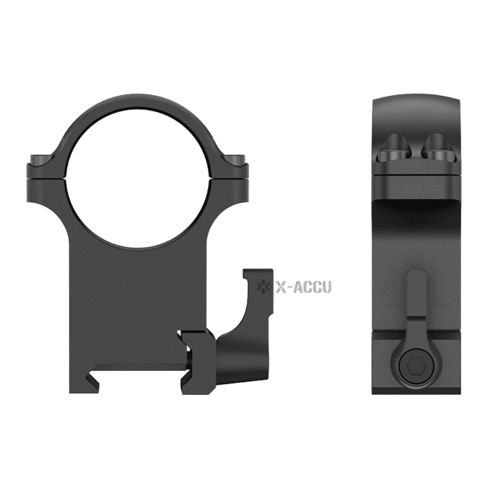 Быстросъёмные кольца для прицелов X-ACCU 30мм Weaver QD 1.5 дюйма
