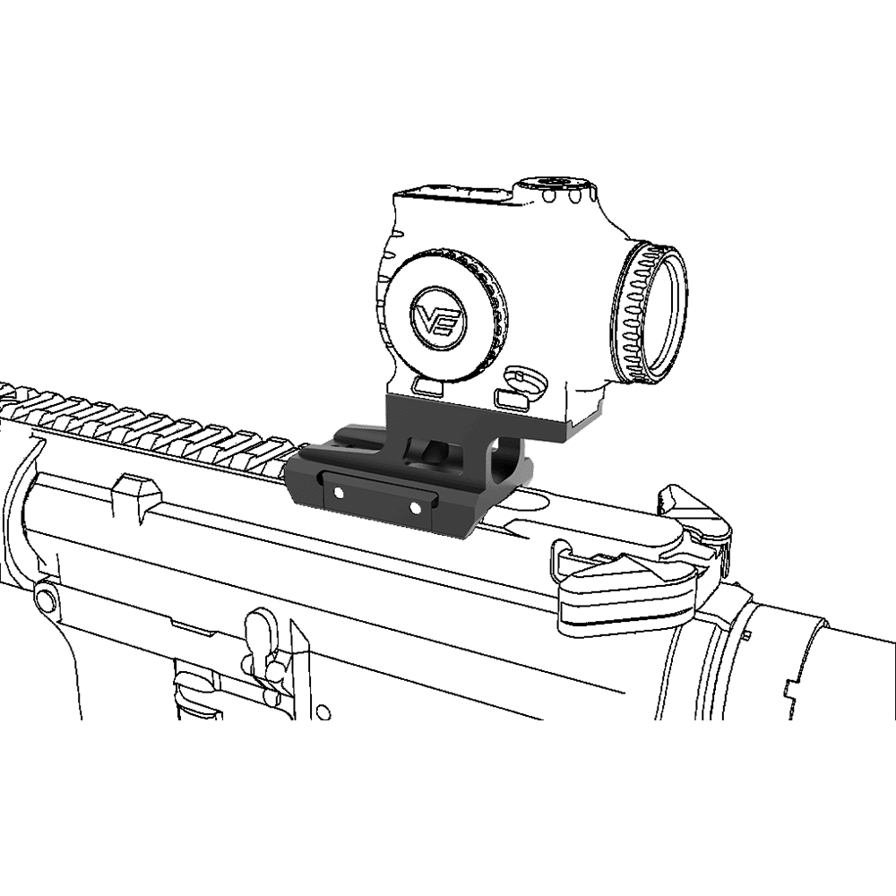 Крепление RUM Picatinny, высокий профиль