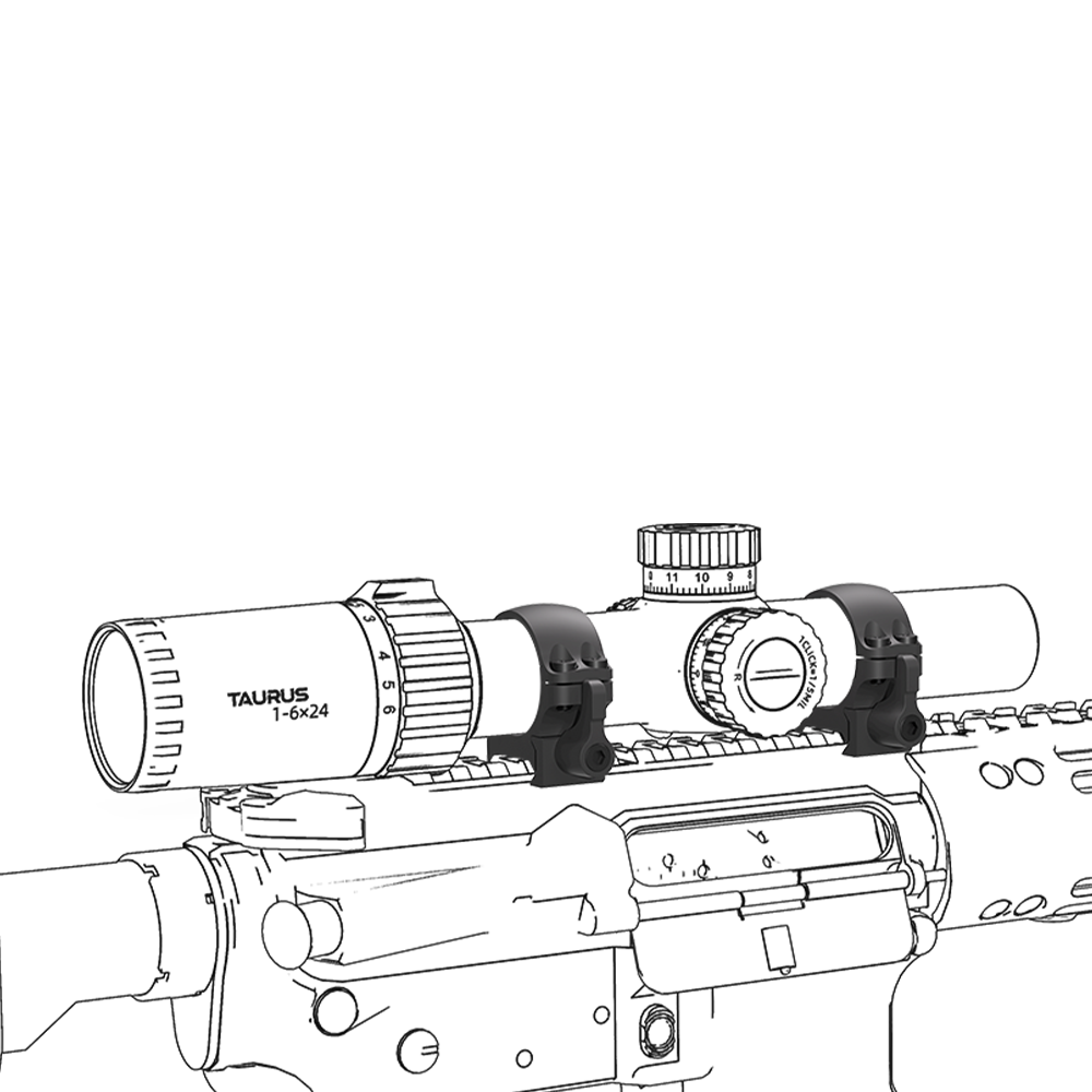 Кольца для прицела 30mm STEEL QD 0.8 Weaver Rings