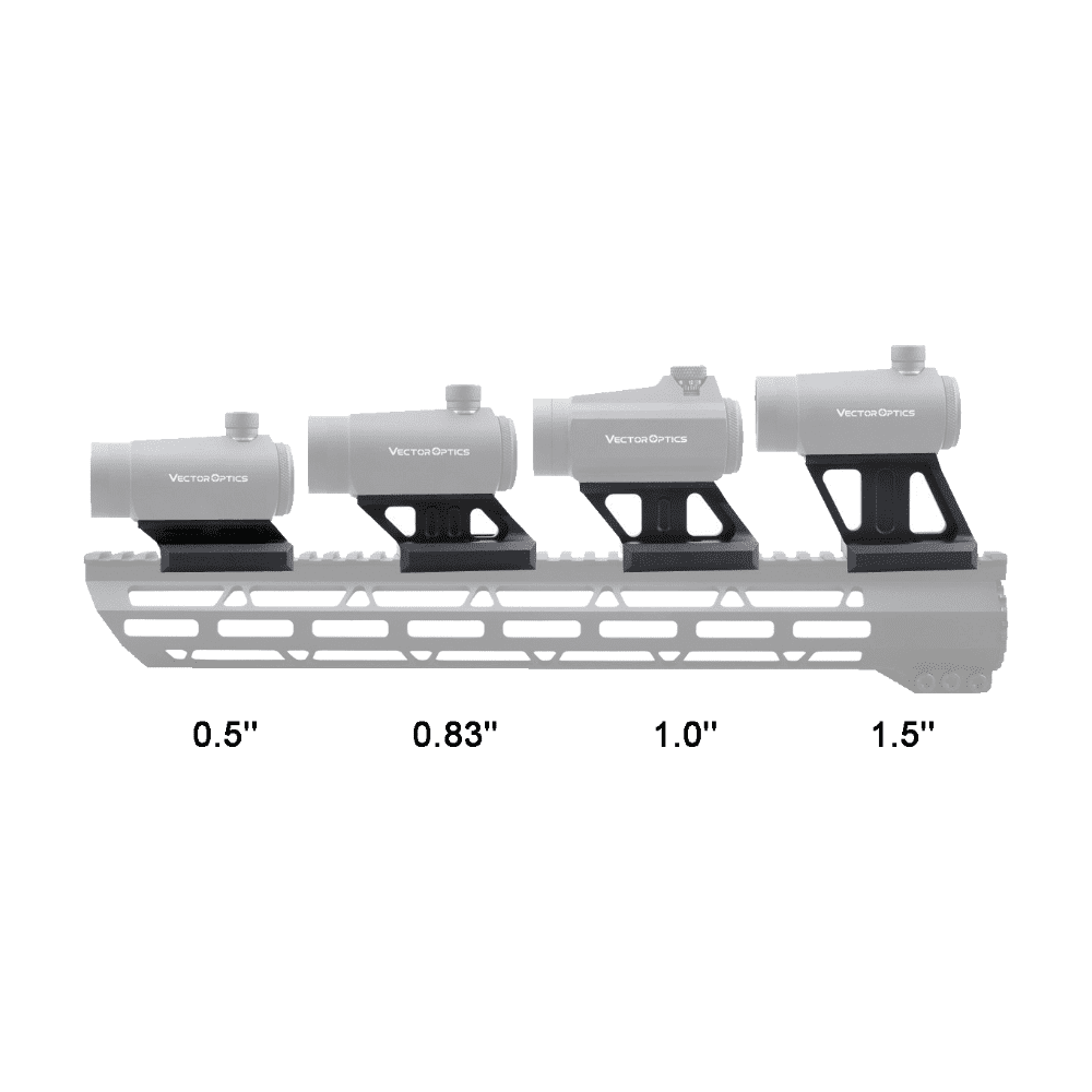 Консольное крепление Picatinny для коллиматора 0.83 дюйма