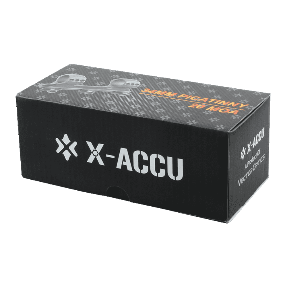 Крепление - моноблок Vector Optics X-Accu 34мм Picatinny 20 MOA средний профиль Крепление - моноблок Vector Optics X-Accu 34мм Picatinny 20 MOA средний профиль