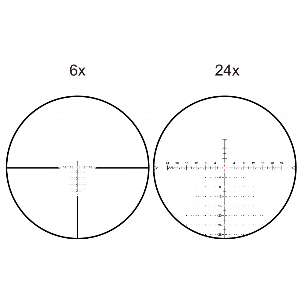 Оптический прицел Taurus 6-24x50 HD MOA FFP