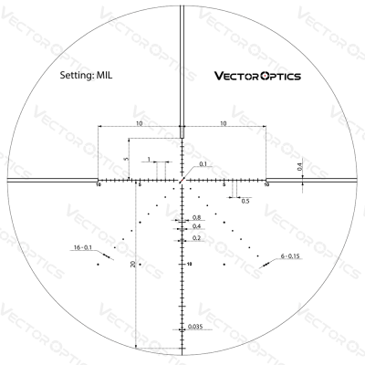 Оптический прицел Veyron 6-24x44 IR FFP