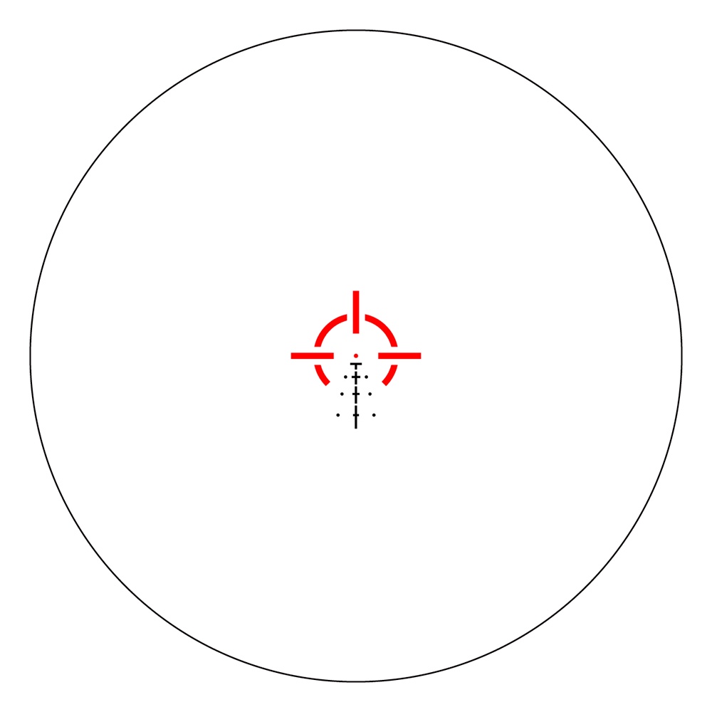 Набор призматического прицела и магнифера Frenzy 1x17x24/Paragon 4x24