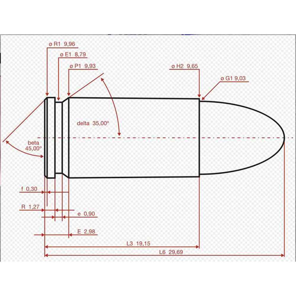 Лазерный патрон Vector Optics VipeRay 9mm