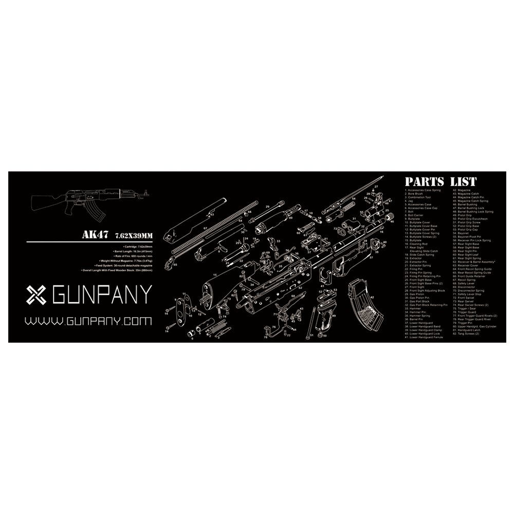 Коврик Vector Optics для чистки AK47