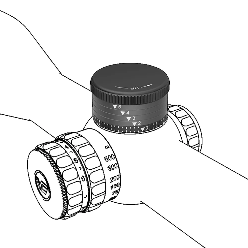 Баллистический барабан регулировки Vector Optics для прицелов Continental