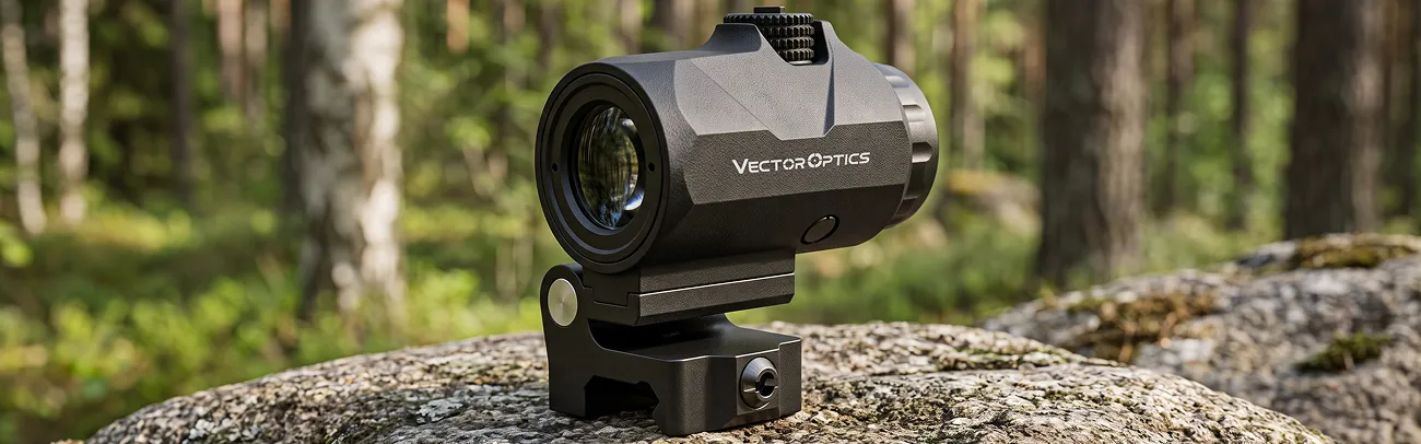 Магнифер Vector Optics на откидном кронштейне