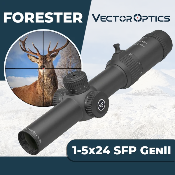 прицел Vector Optics Forester 1-5x24 SFP GenII