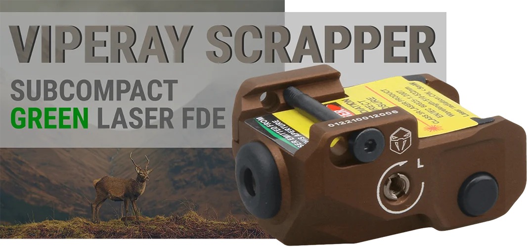 Vector Optics VipeRay Scrapper Subcompact Green Laser FDE